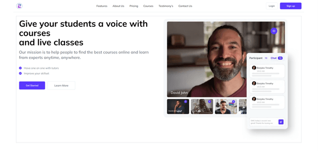 Beamconnect LMS screenshot 1