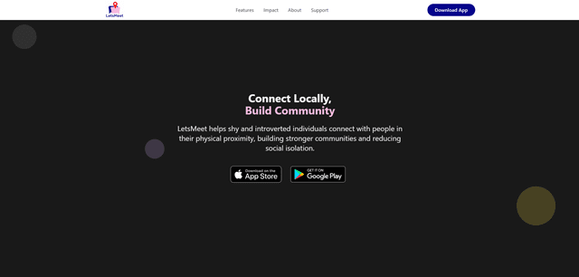 Lets Meet screenshot 1